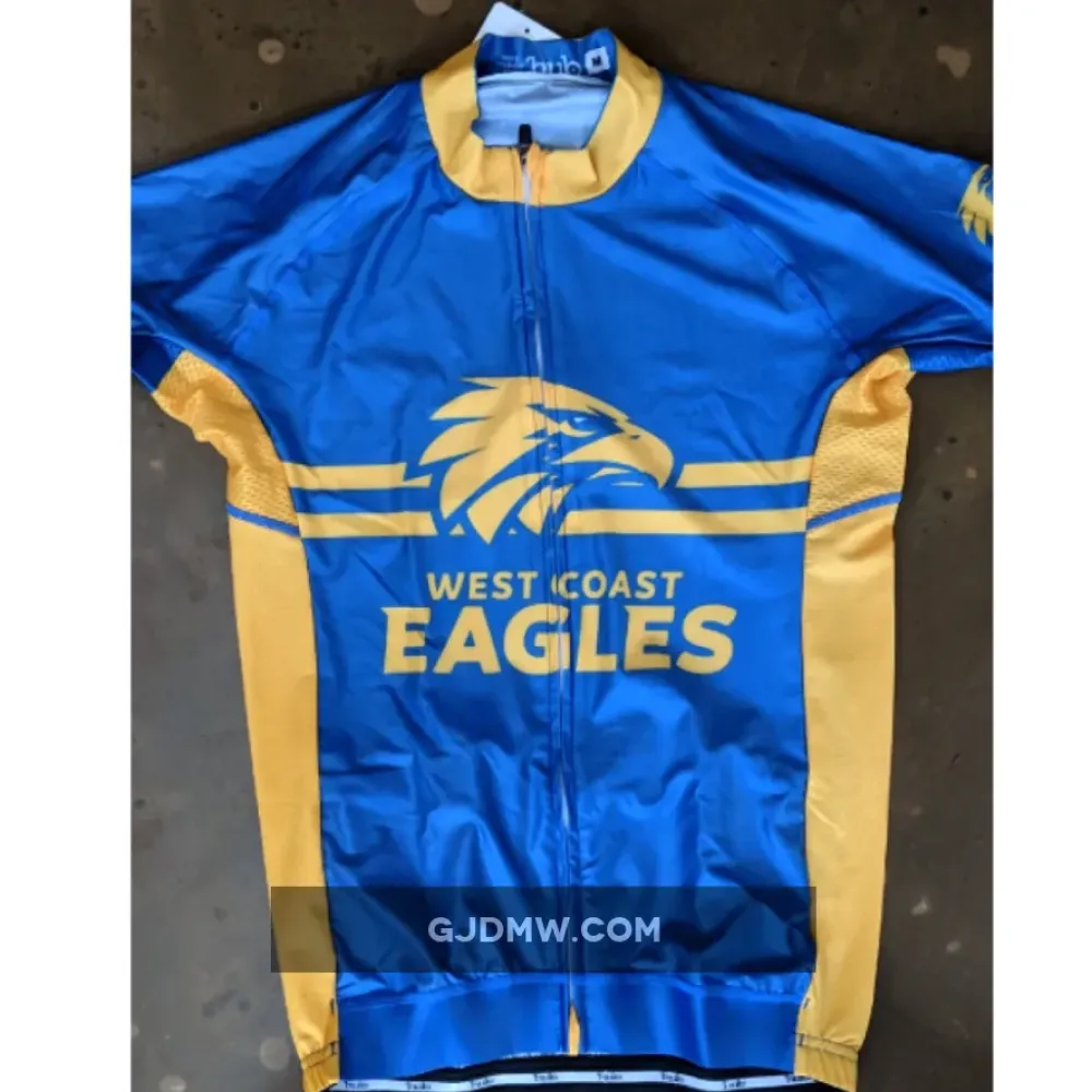 AFL West Coast Eagles Bike Clothing Short Sleeve Cycling Jerseys