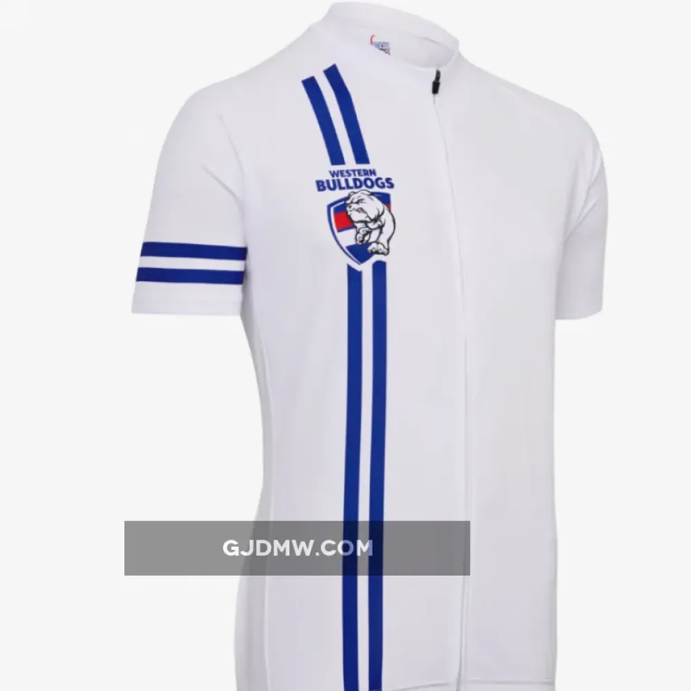 AFL Western Bulldogs Mountain and road bike Short Sleeve Cycling Jerseys