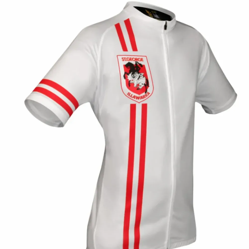 NRL St. George Illawarra Dragons Short Sleeve Cycling Jerseys