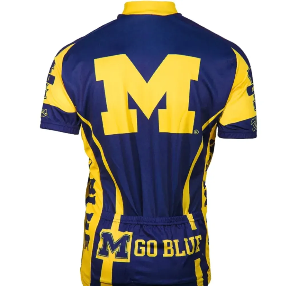 Michigan University Wolverines Cycling Jersey