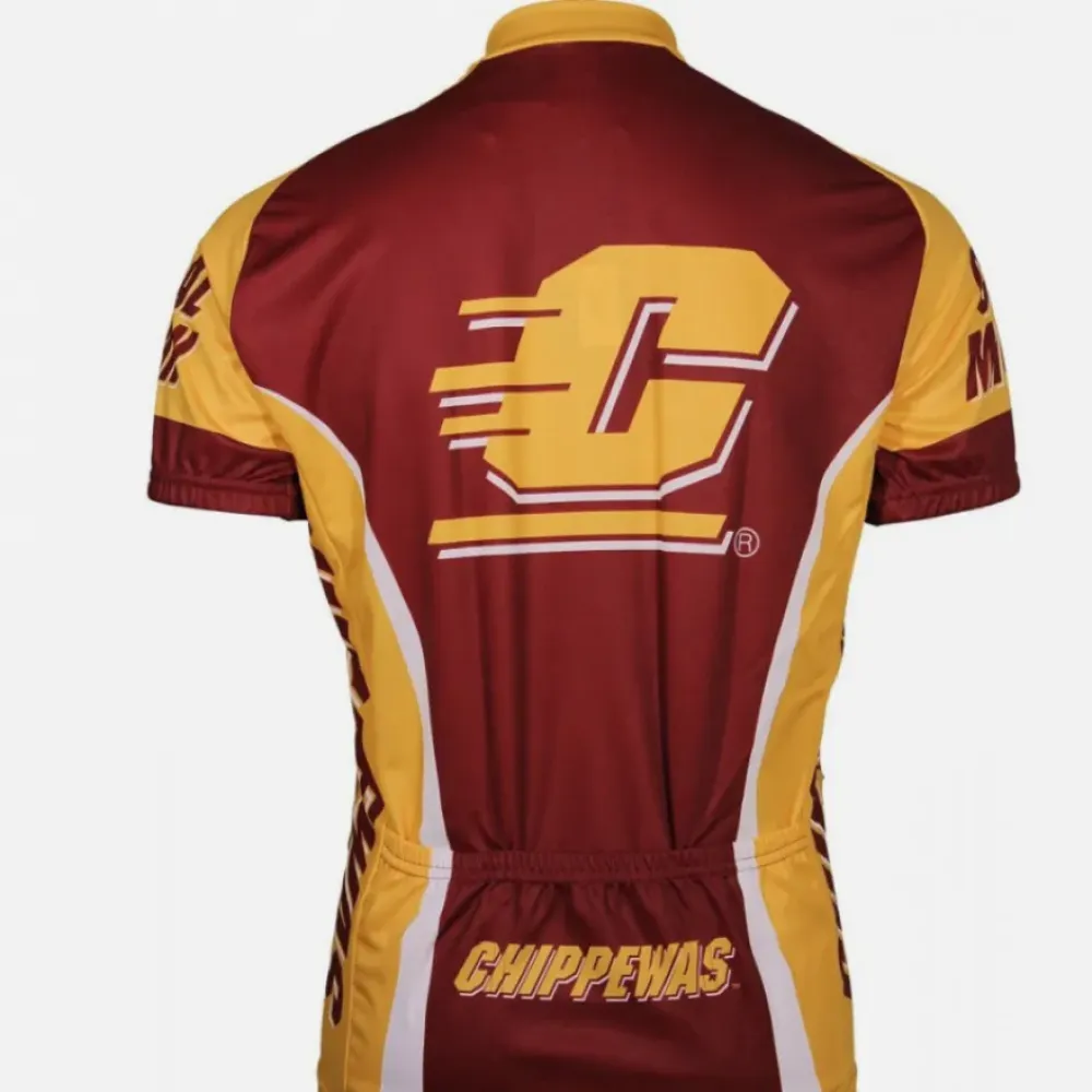 NCAA Central Michigan Chippewas Cycling Jerseys
