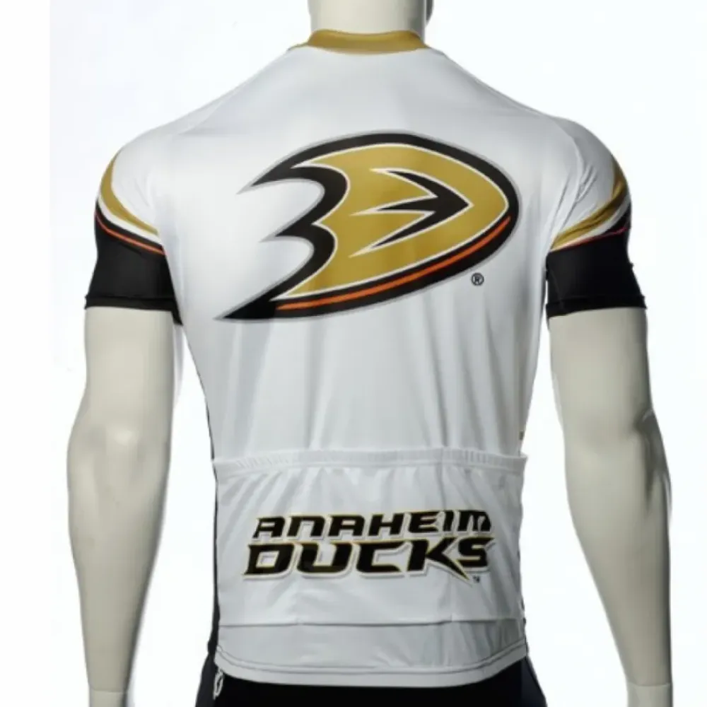 NHL Anaheim Ducks Cycling Jerseys Bib Shorts Arm Warmers