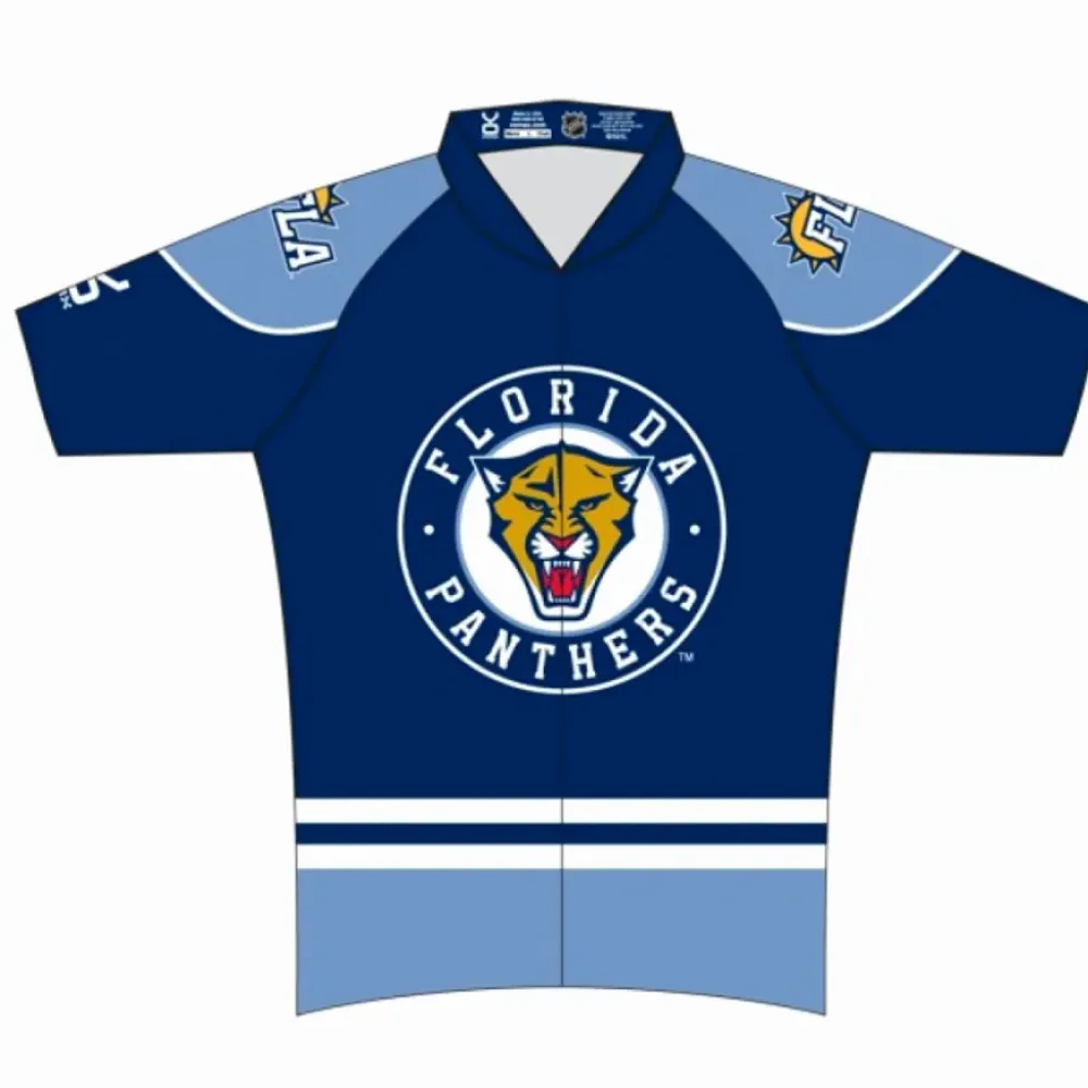NHL Florida Panthers Cycling Jerseys Bib Shorts Arm Warmers