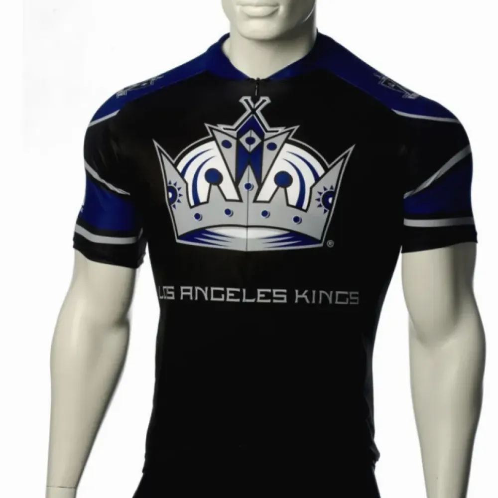 NHL Los Angeles Kings Cycling Jersey Bib Shorts Arm Warmers