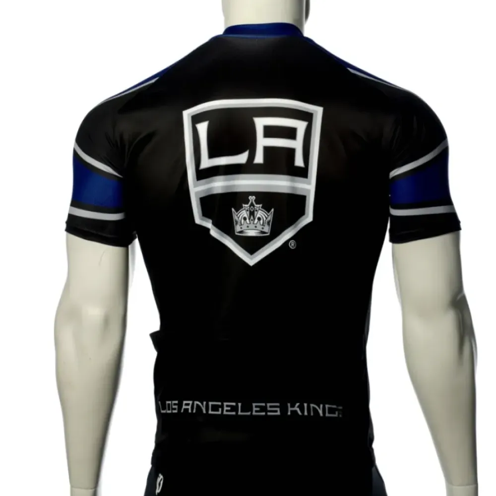 NHL Los Angeles Kings Cycling Jersey Bib Shorts Arm Warmers