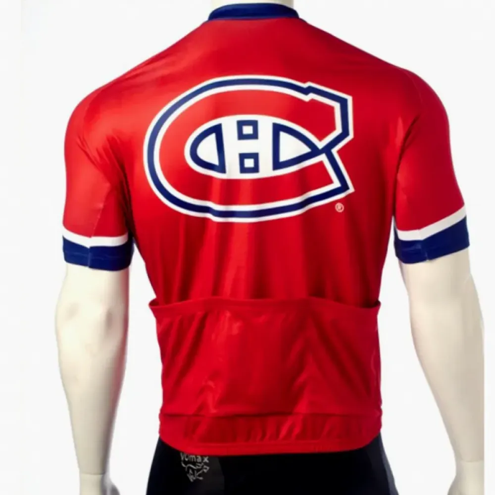 NHL Montreal Canadians Cycling Jerseys Bib Shorts Arm Warmers