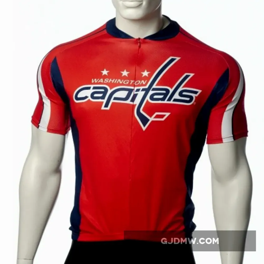 NHL Washington Capitals Cycling Jerseys Bib Shorts Arm Warmers