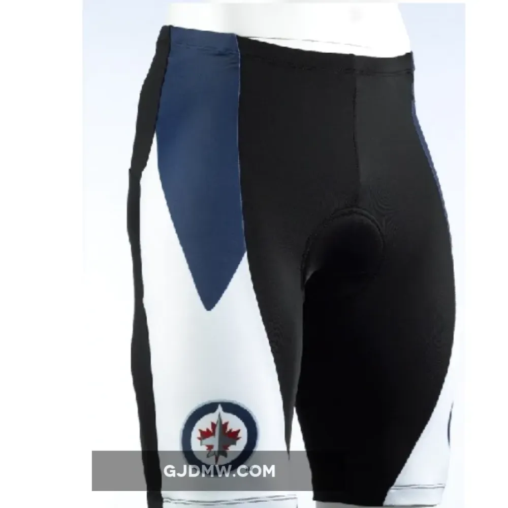 NHL Winnipeg Jets Cycling Jerseys Bib Shorts Arm Warmers